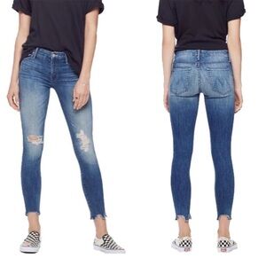 MOTHER The Looker Ankle Chew Jean in Mums
The Word Distressed Skinny Size 27